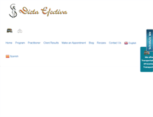 Tablet Screenshot of dietaefectiva.net